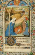 Manuscript illumination of the Nativity