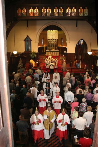 The recessional procession