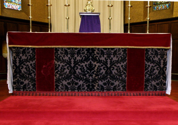 Black Frontal for the High Altar