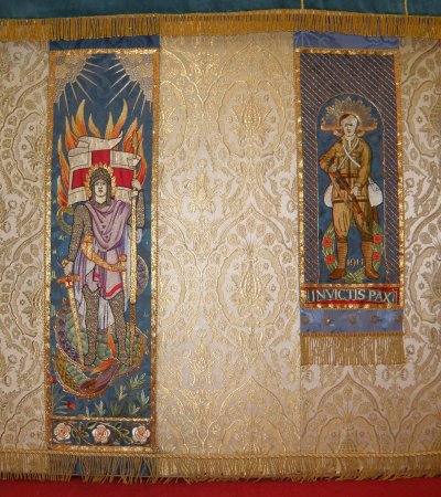 AIF Serviceman, panel from altar frontal