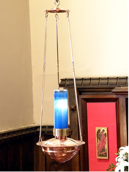 Sanctuary lamp in the Lady Chapel