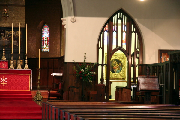 Sanctuary with Chapel of the Incarnation