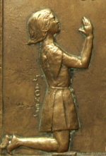 Meszaros bronze of St Agnes