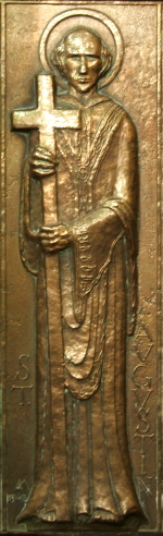 Meszaros bronze of St Augustine