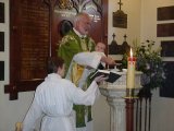 A baptism at St Peter's
