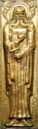 Meszaros bronze of St Columba