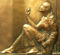 Meszaros bronze of St Hilda