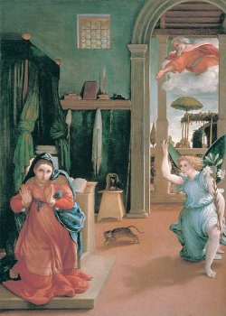 Lotto - Annunciation c.1527