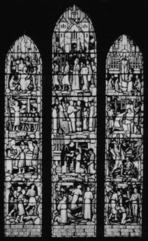 Window in north transept